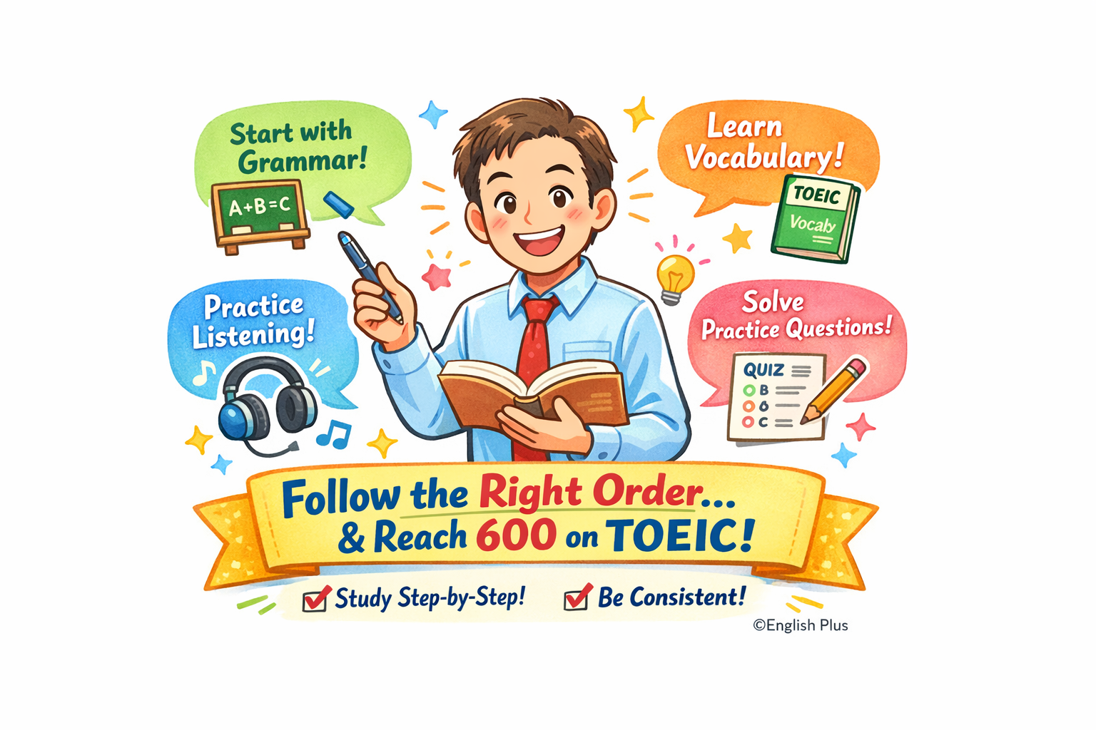 TOEIC初心者は何から始める？最短で600点を目指す完全ロードマップ（英語編）