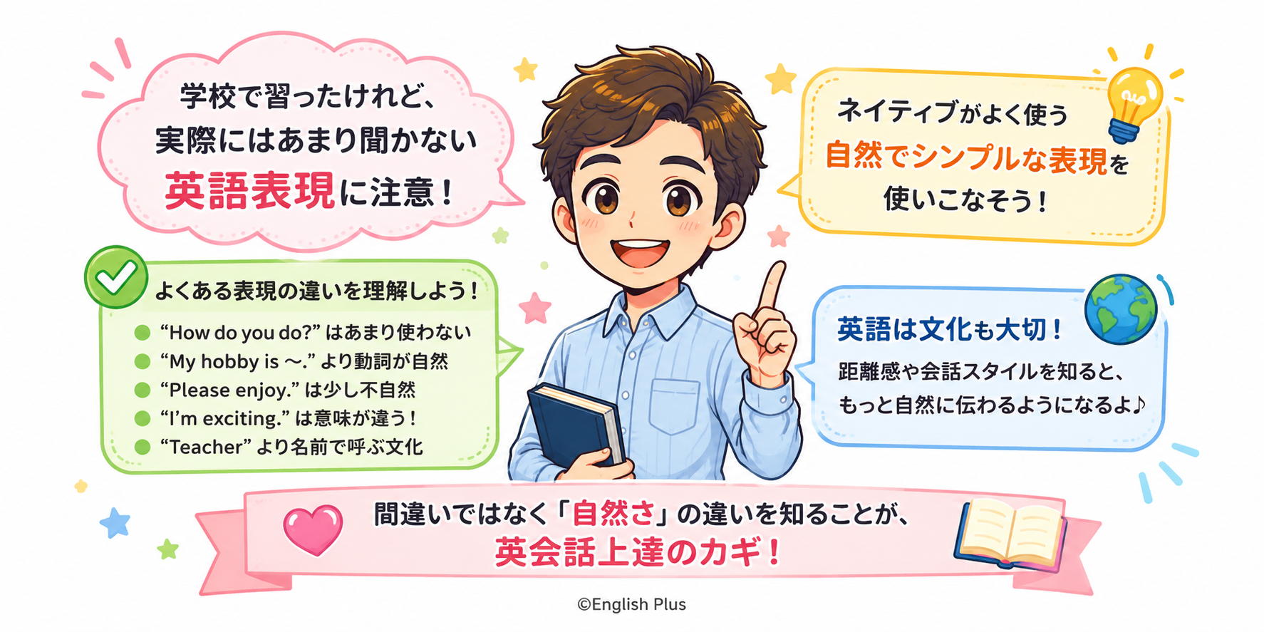 その英語、実はネイティブはあまり使わない？日本人が使いがちな表現５選