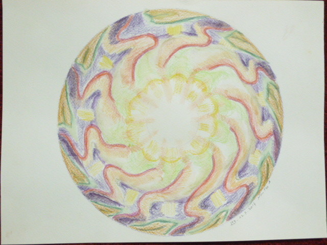 Du silence de l'instant, advient formes mouvements couleurs