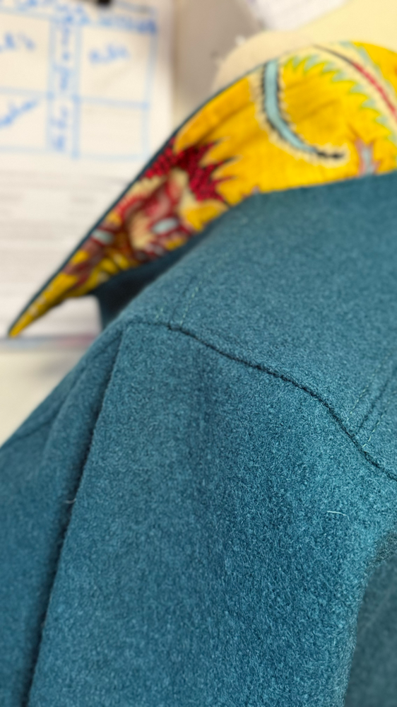 Walkjacke mit 100% Walk/ 100% Baumwollfutter