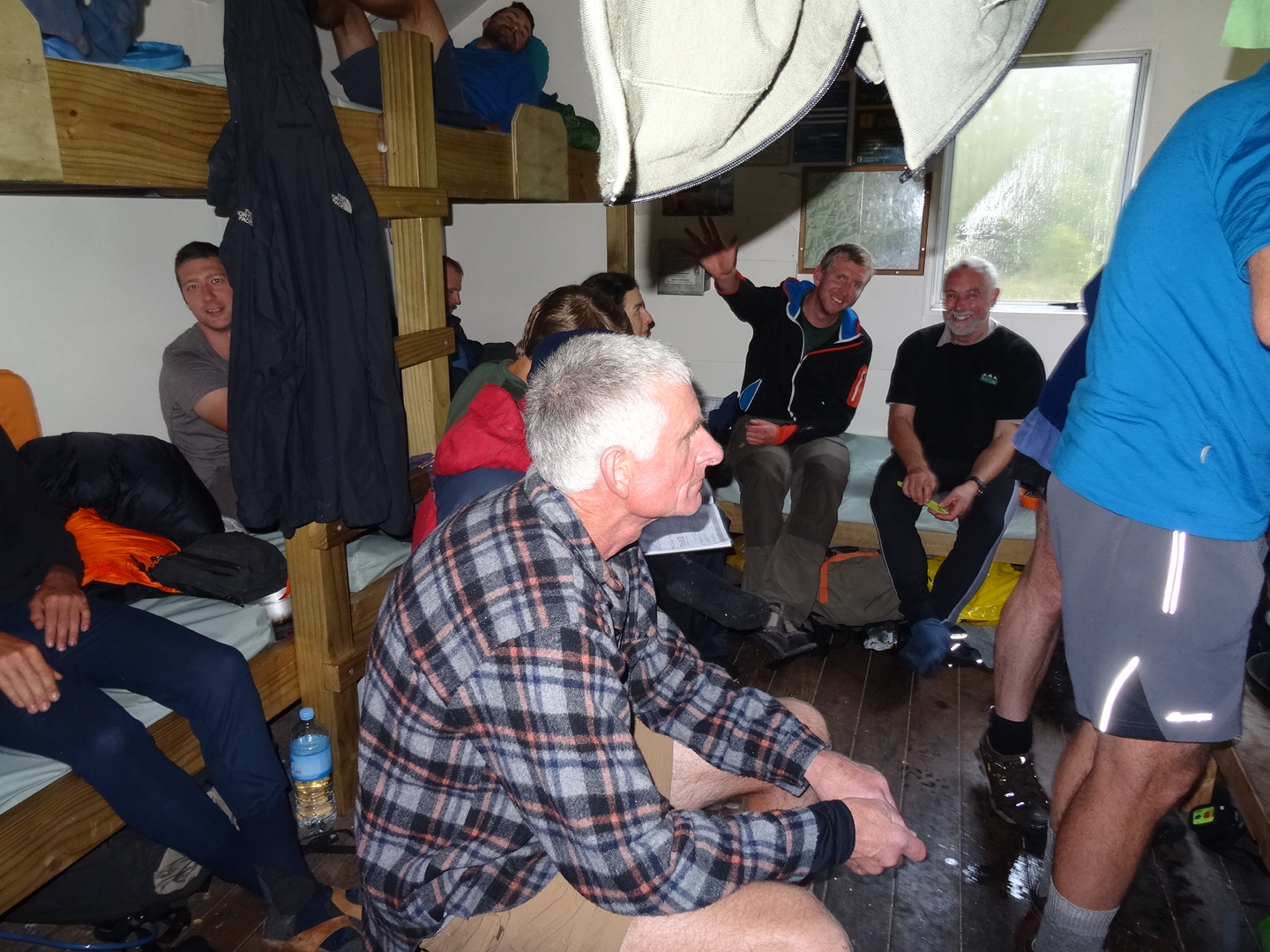 22.1. Übervolle Oldmans Hut bei Starkregen