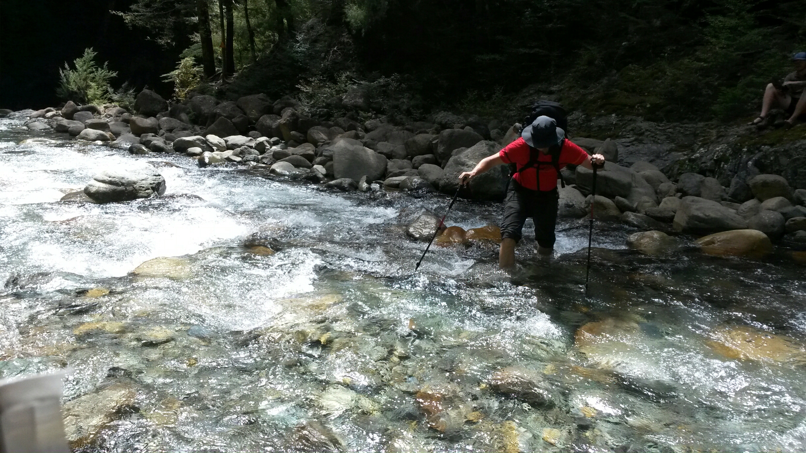 24.1. Eine der zahlreichen Flussquerungen