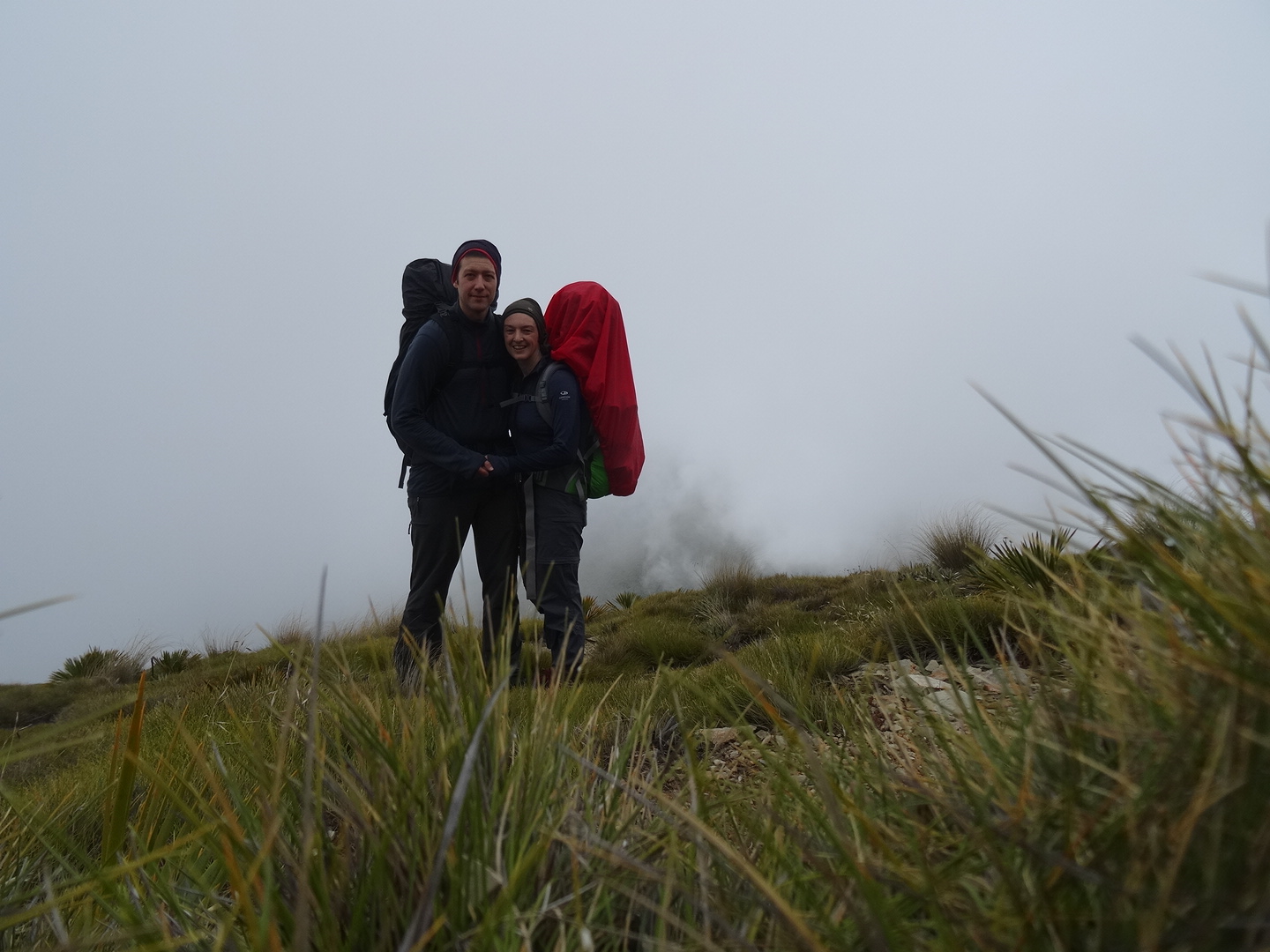 21.1. Im Nebel gehts weiter Richtung Old Mans Hut