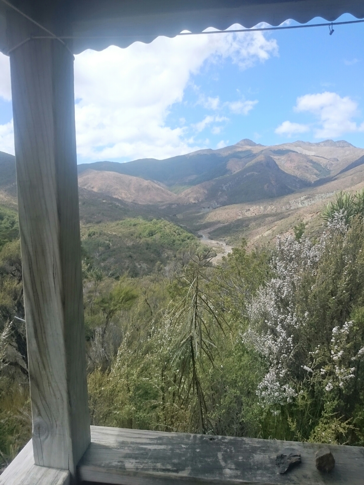 25.1. Mittagsrast und Aussicht bei der Hunters Hut
