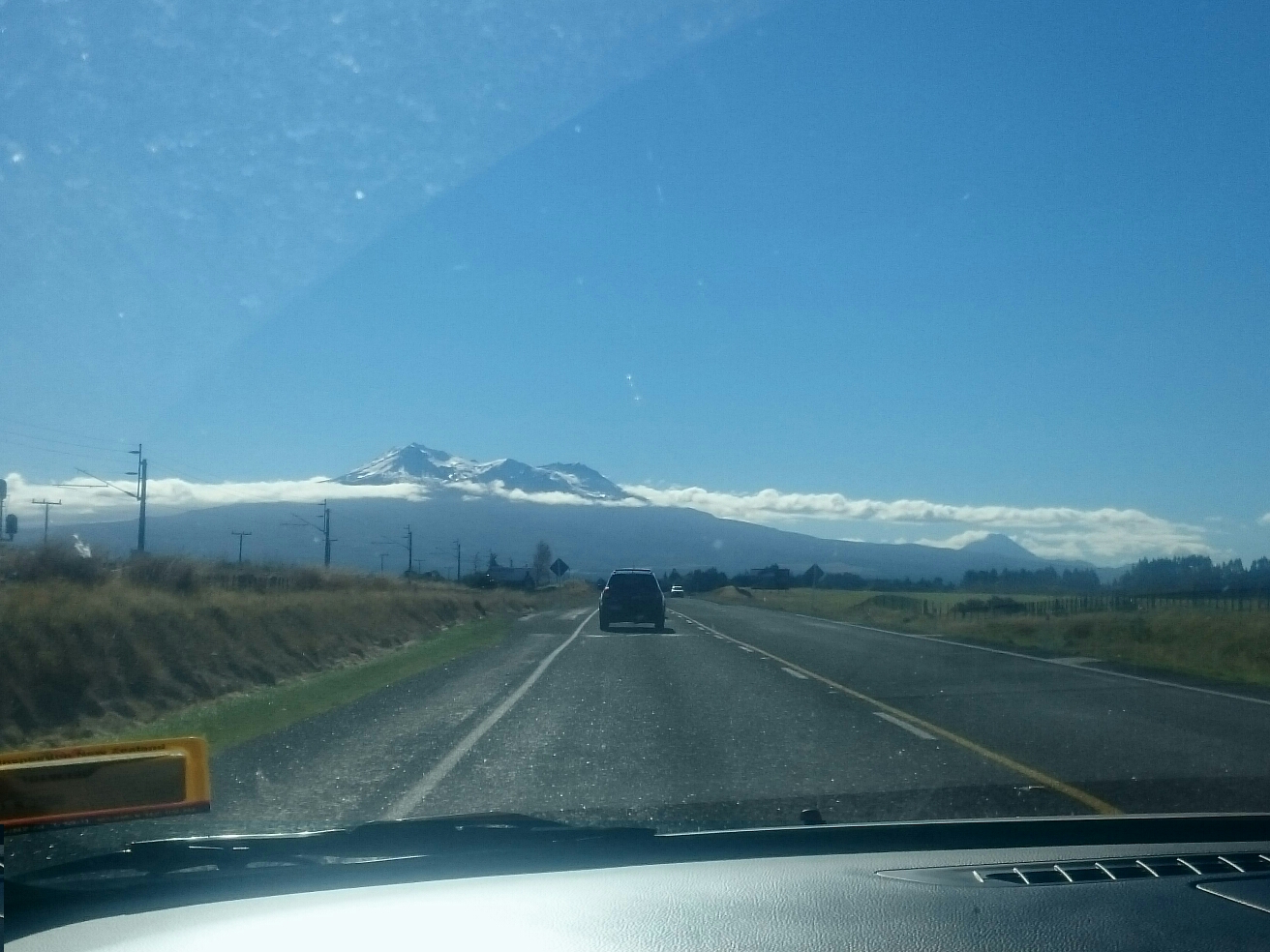 21.4. Mt. Ruapehu bei der Anfahrt