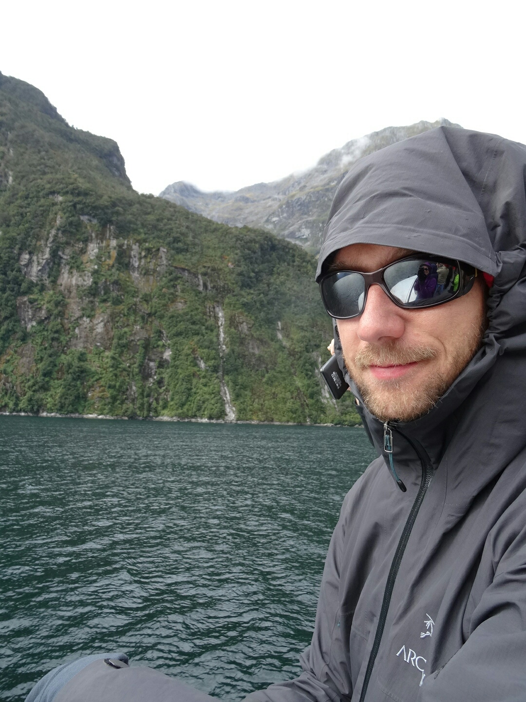 22.3. Warm eingepackt an Deck