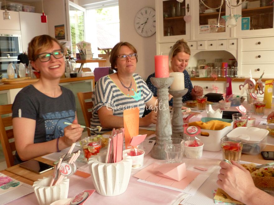 Basteln, austauschen, planen, lachen, essen... einfach herrlich!