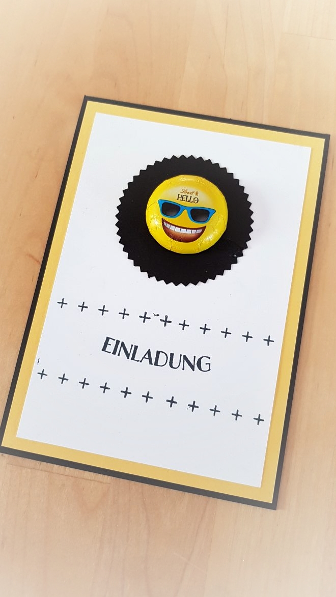 Fertig! Irgendetwas sagt mir, dass der Lindt-Emoji da nicht lange kleben wird...