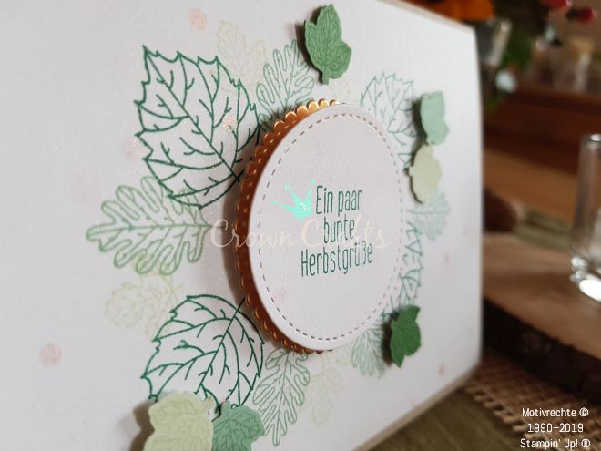 Herbstliche Grußkarte