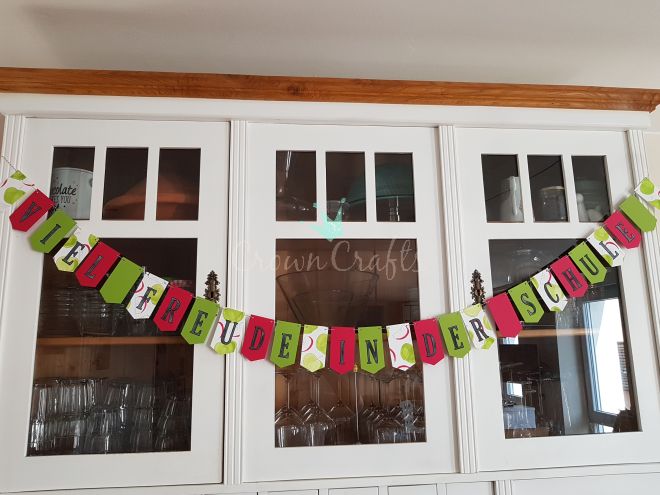 Wimpelkette "Viel Freude in der Schule"