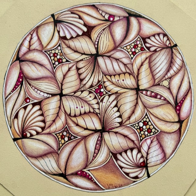 SimTangle Workshop "Circle Of Leaves""
