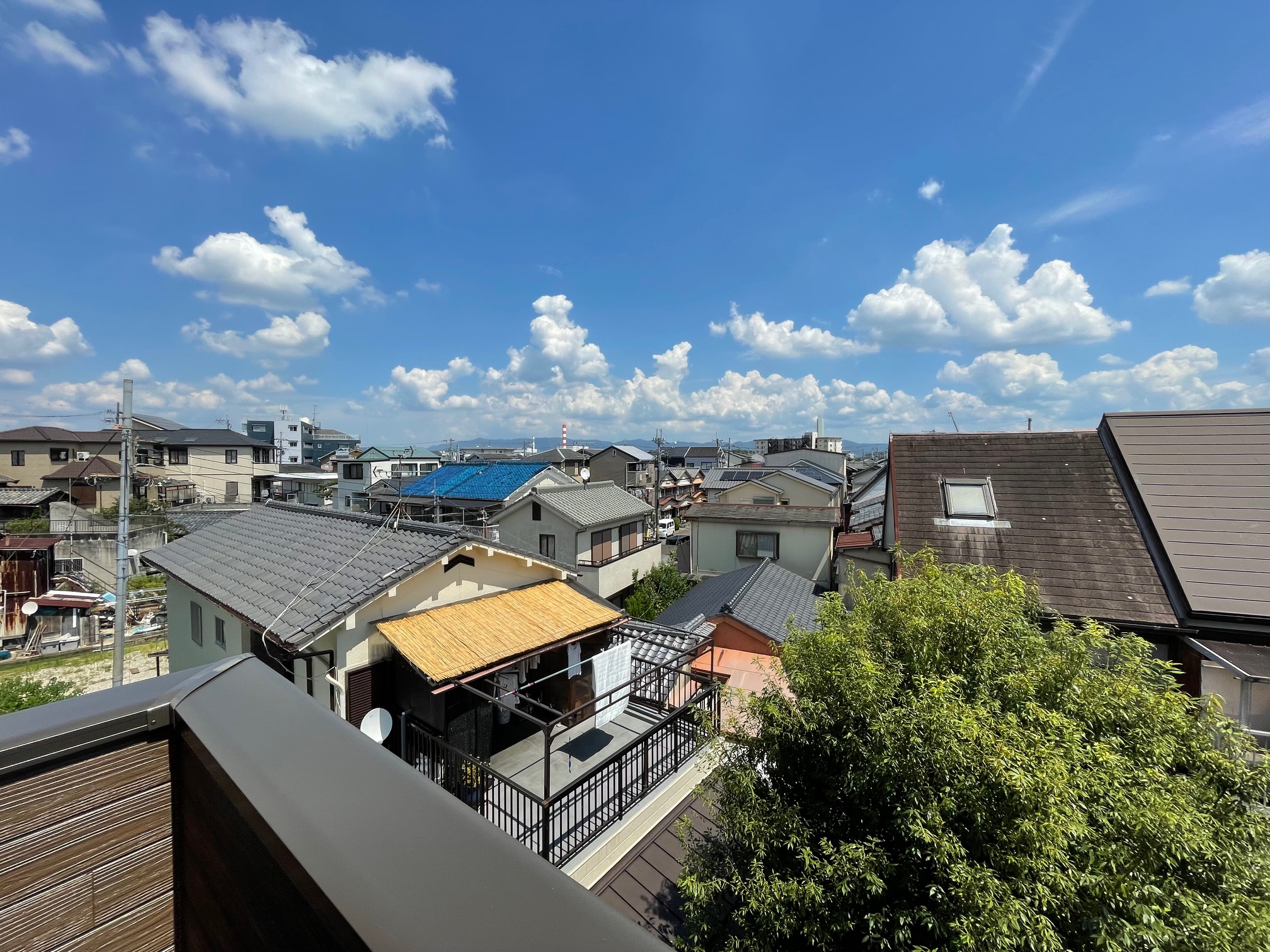 B号地2階バルコニーからの眺望