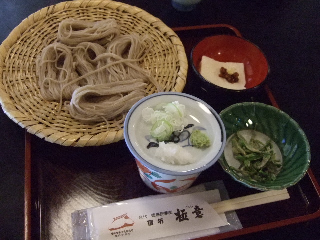 宿坊 極意のざるそば