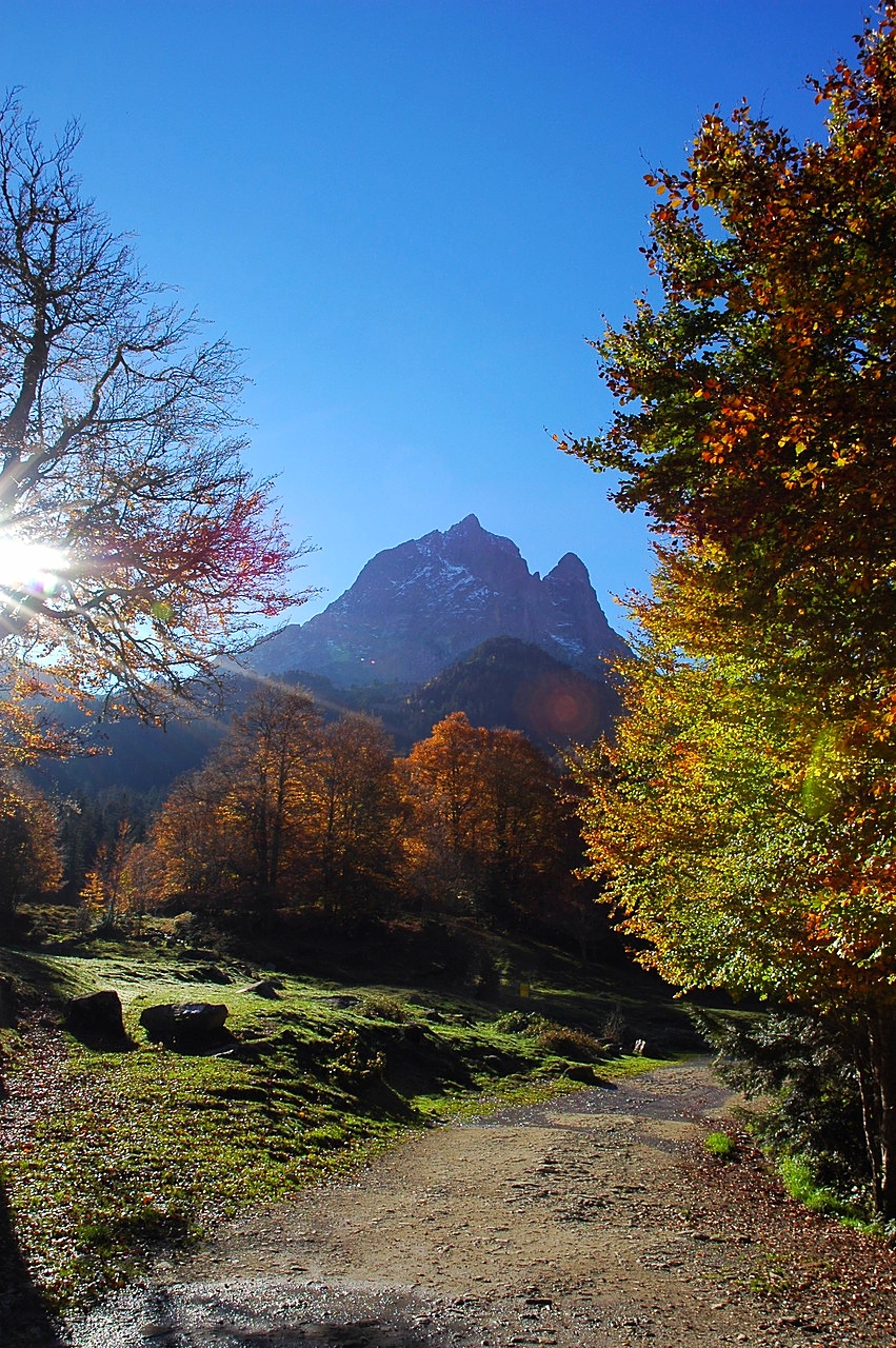 Vue de l'Ossau à Bious Artigues