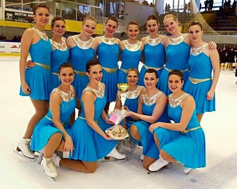 Lieselotte Swerts HSK met team Phoenix synchro