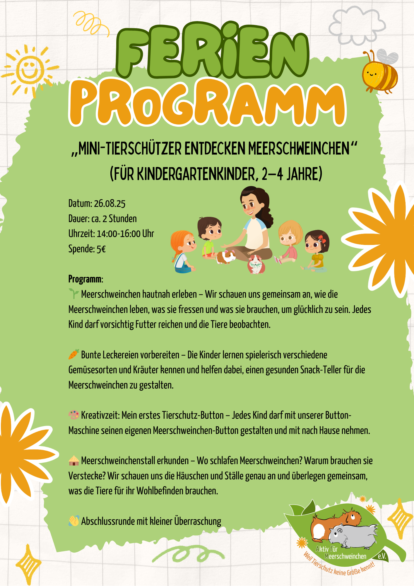 Ferienpriogramm 26.08.25