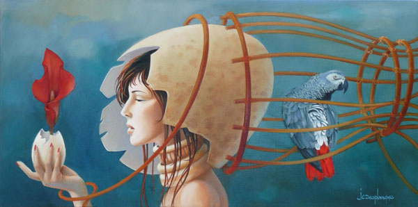 Eclosion  80 X 40 cm