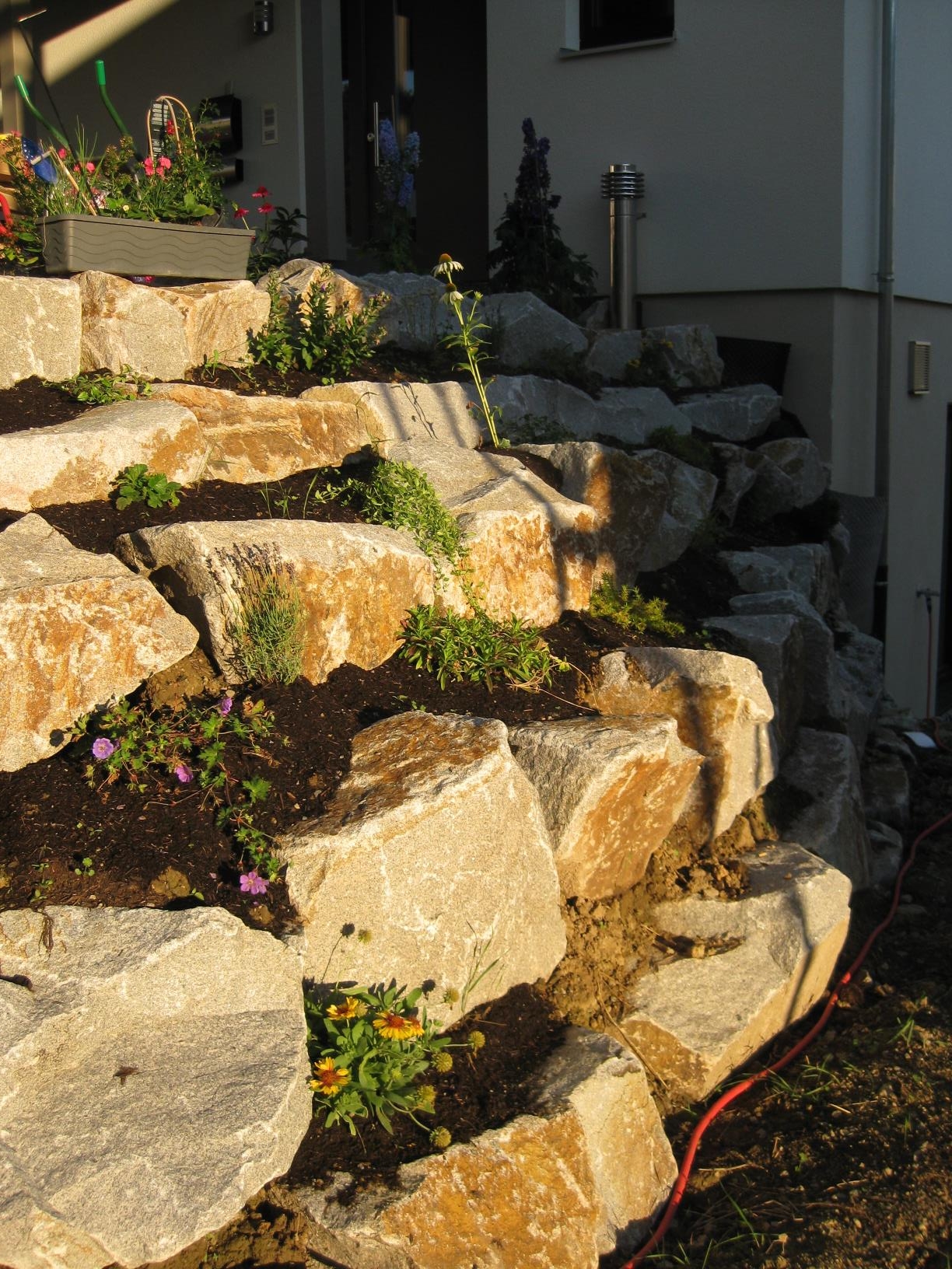 Außenarbeiten - Unser Weg zum Haus