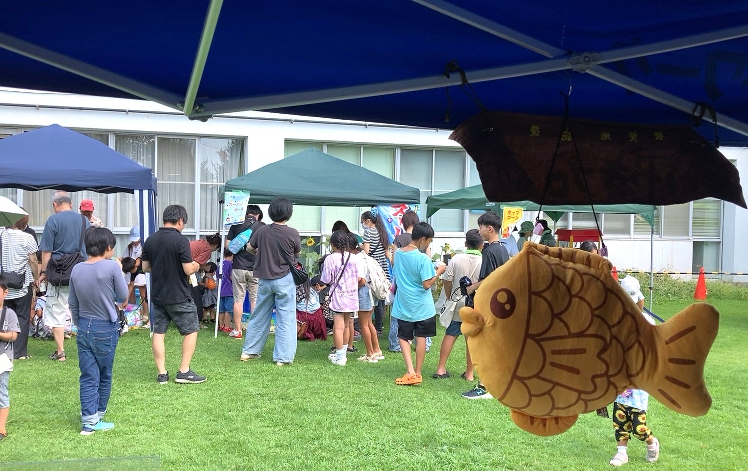 座間市青少年センター「ひまわりランド」たい焼き活動