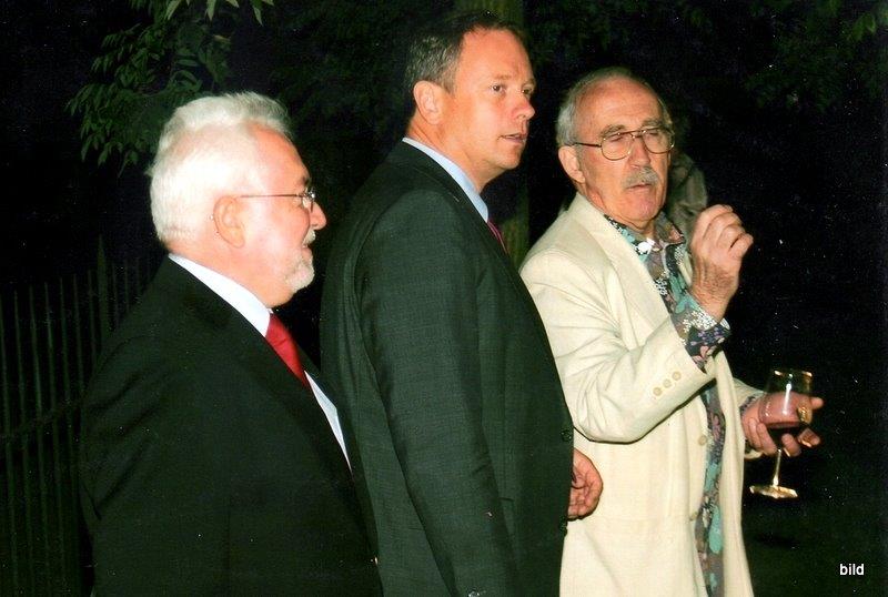 Der Generaldirektor, der Minister und ich 2010 · Μ έ τόν Δντή  Ε.Χορακ και τόν υπουργό  Γ. φαρενσσον.