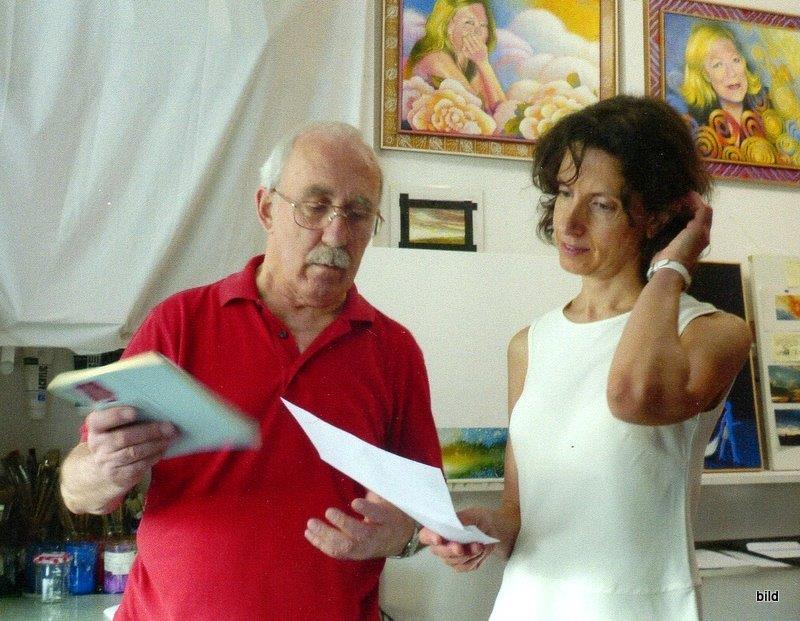Atelierbesuch 2012 · Επίσκεψη στό εργαστήρι μου.