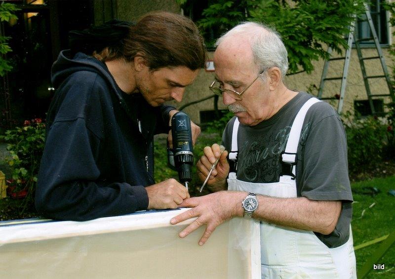 Erste Ausstellung der 'Schwebe' in München 2010 · 1. Εκθεση τής 'Αιώρησης'.
