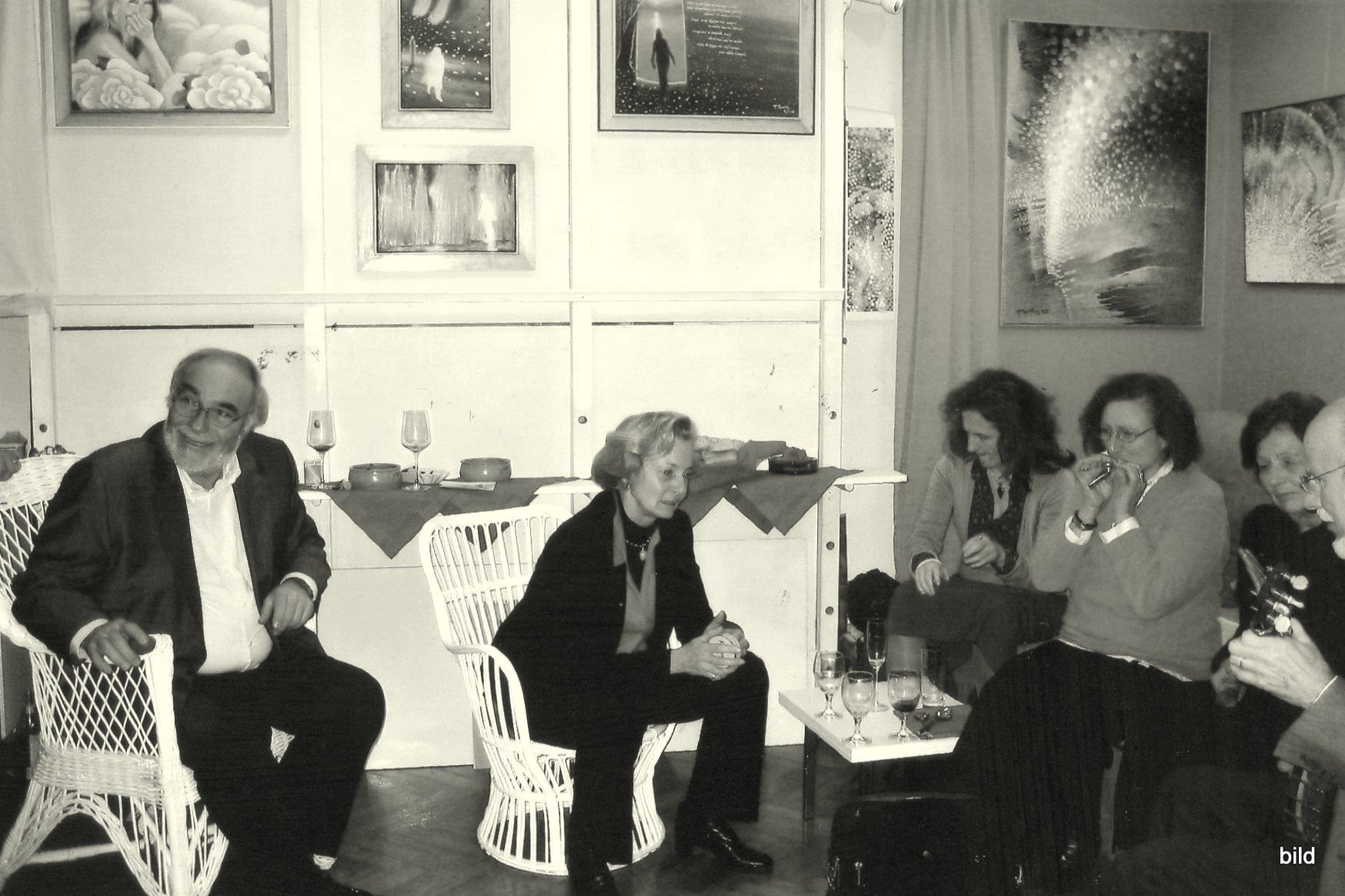 Atelierfeier 2008 · Επίσκεψη στό εργαστήρι μου.