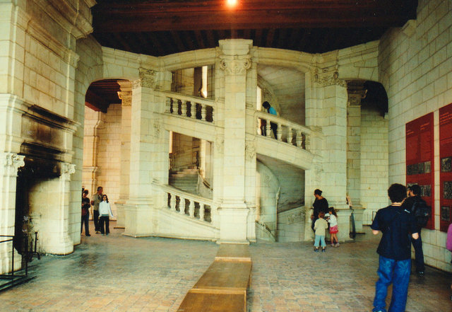 Chambord Die Treppe von Dcvinci / Chambord η σκάλα τού Νταβιντσι