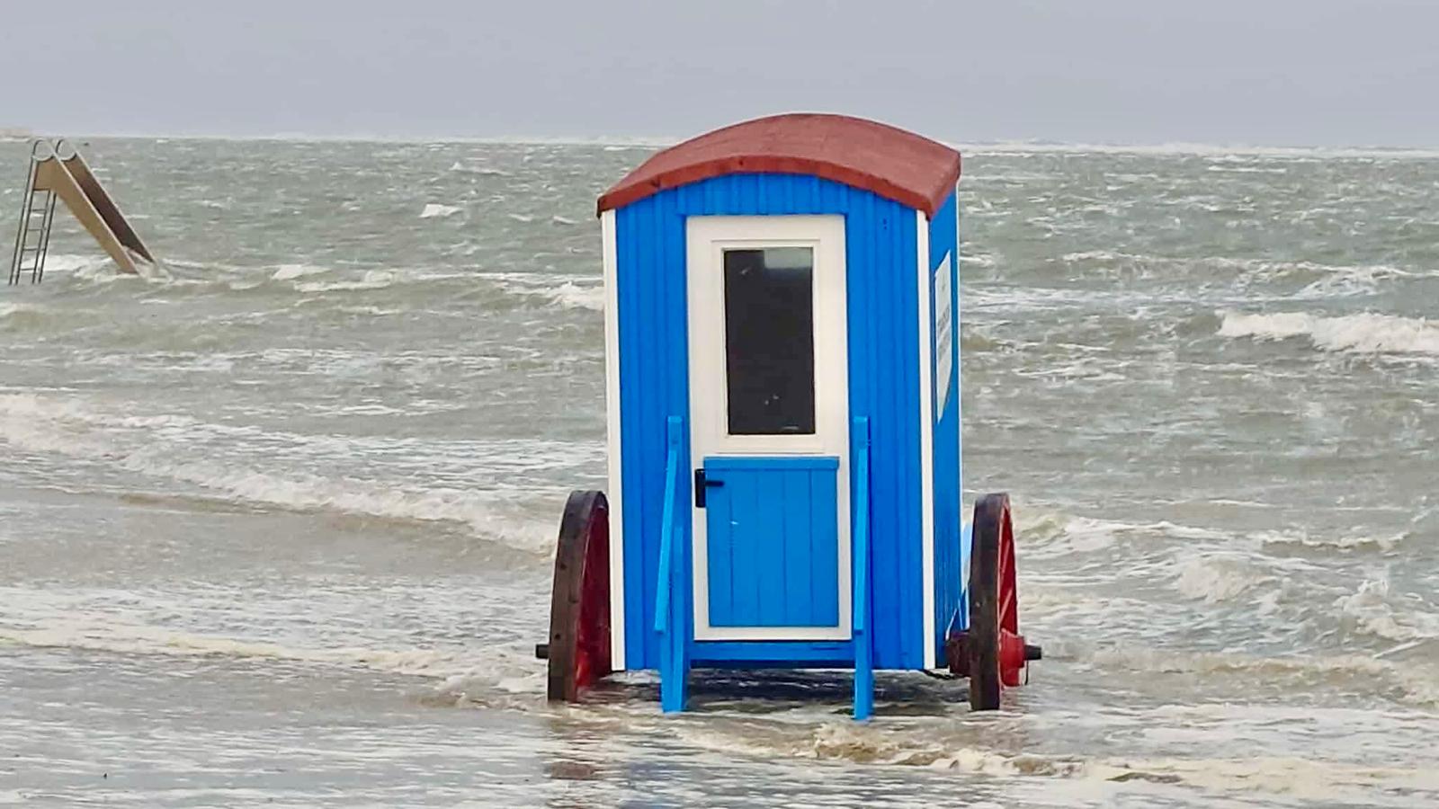 Sturmtief „Detlef“ richtet schwere Schäden auf Borkum an