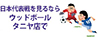 日本代表戦はウッドボールで