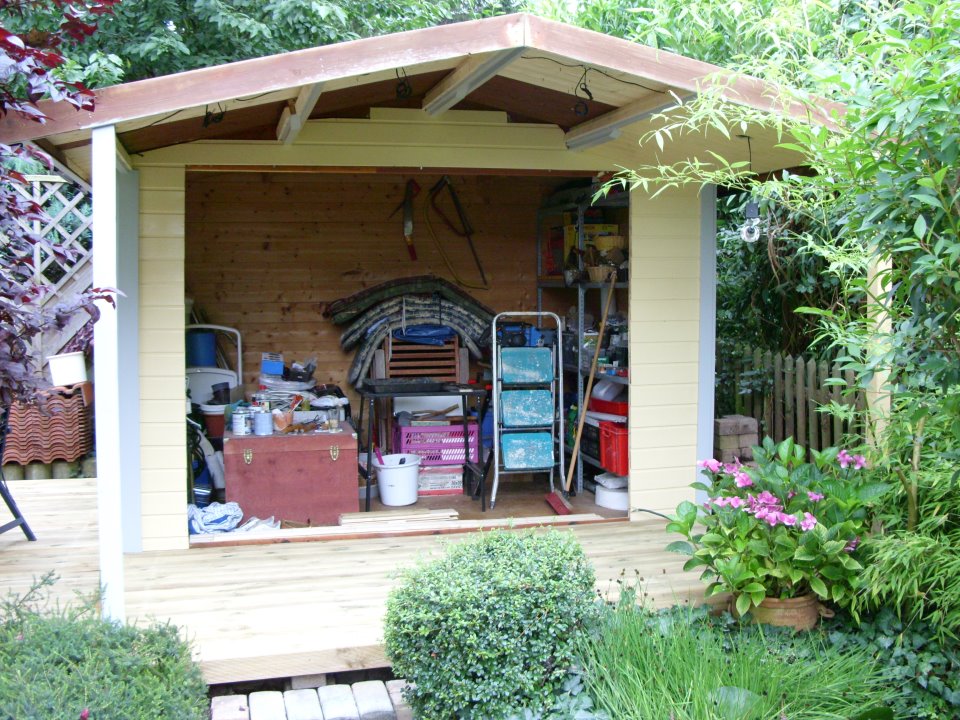 Modification Of Back Yard Shed Gartenhaus Umbauen Petertippelts Webseite