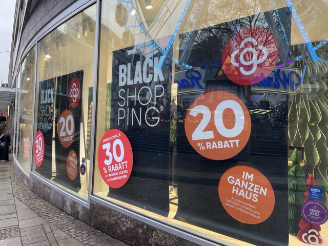 Von der Weißen Woche zum Black Friday