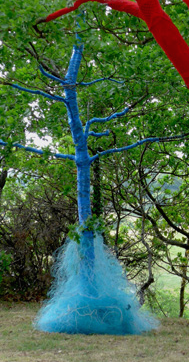 Arbre Totous plastique/filet/corde Caroline Delannoy