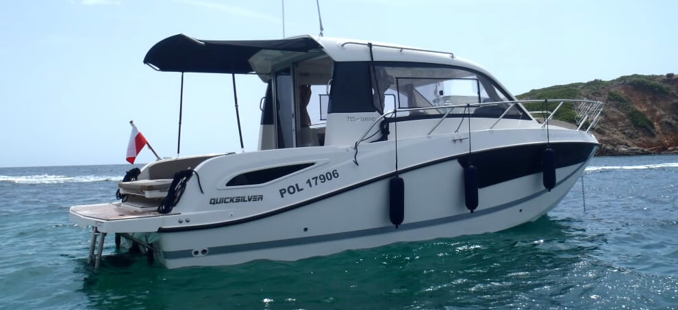 Motorboot Quicksilver 755 mieten ab Hafen Adriano in Mallorca