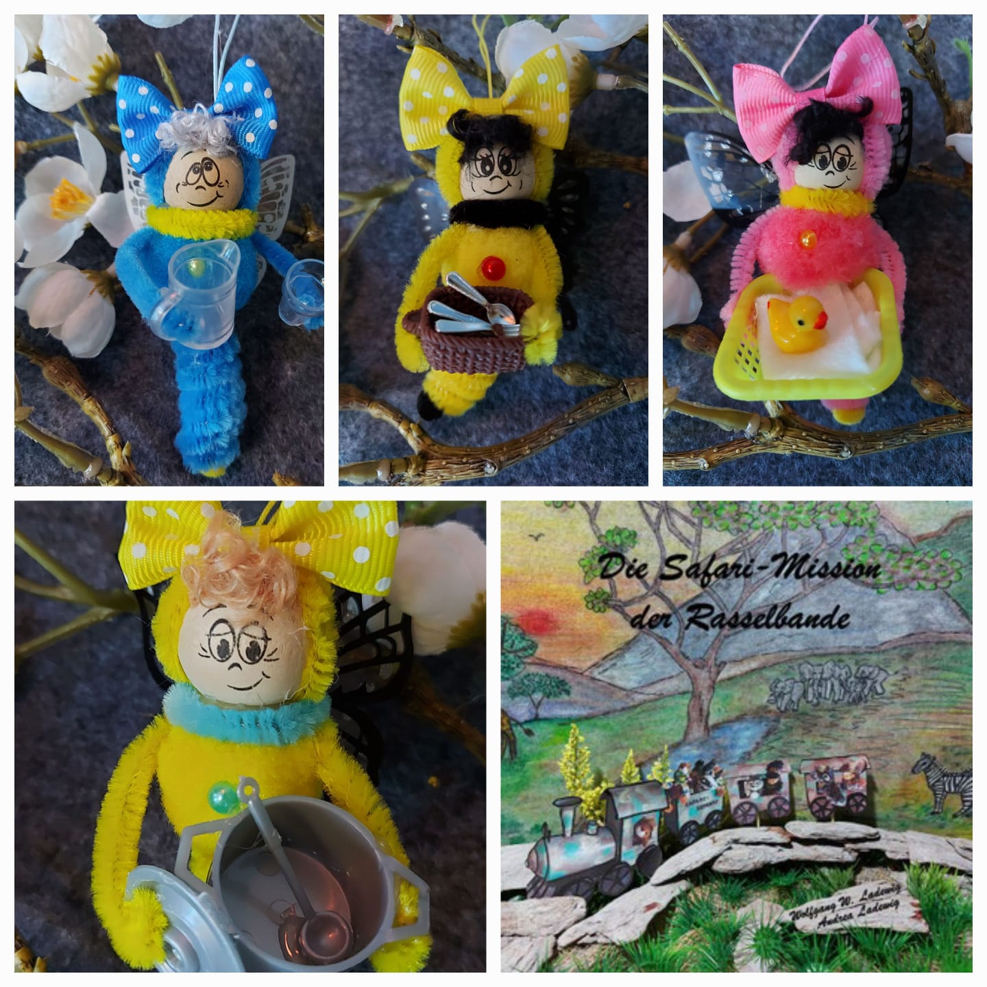 Baum und Geschenkanhänger und Die Safari-Mission