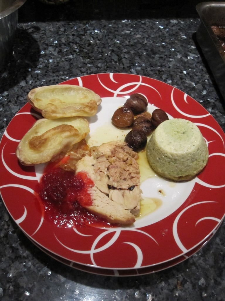 Une assiette servie pour Noël 2012.