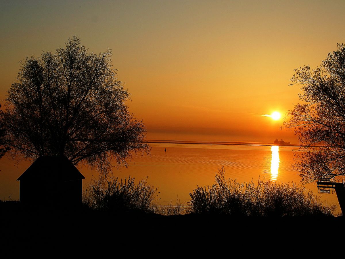 Sonnenuntergang an der Müritz