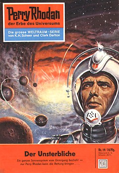 Cover eines Perry Rhodan Heftchens (Nr. 19)