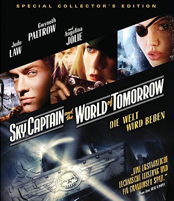 Bluray-Cover zu dem Film "Sky Captain and the World of Tomorrow" (USA 2004) von Kerry Conran