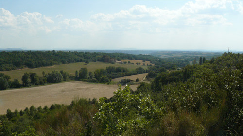 Vue du vallon de Ste Appolinaire