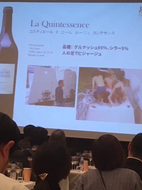 子供たちにワイン踏みをやらしたら柔らかいプレスで良いワインが出来る