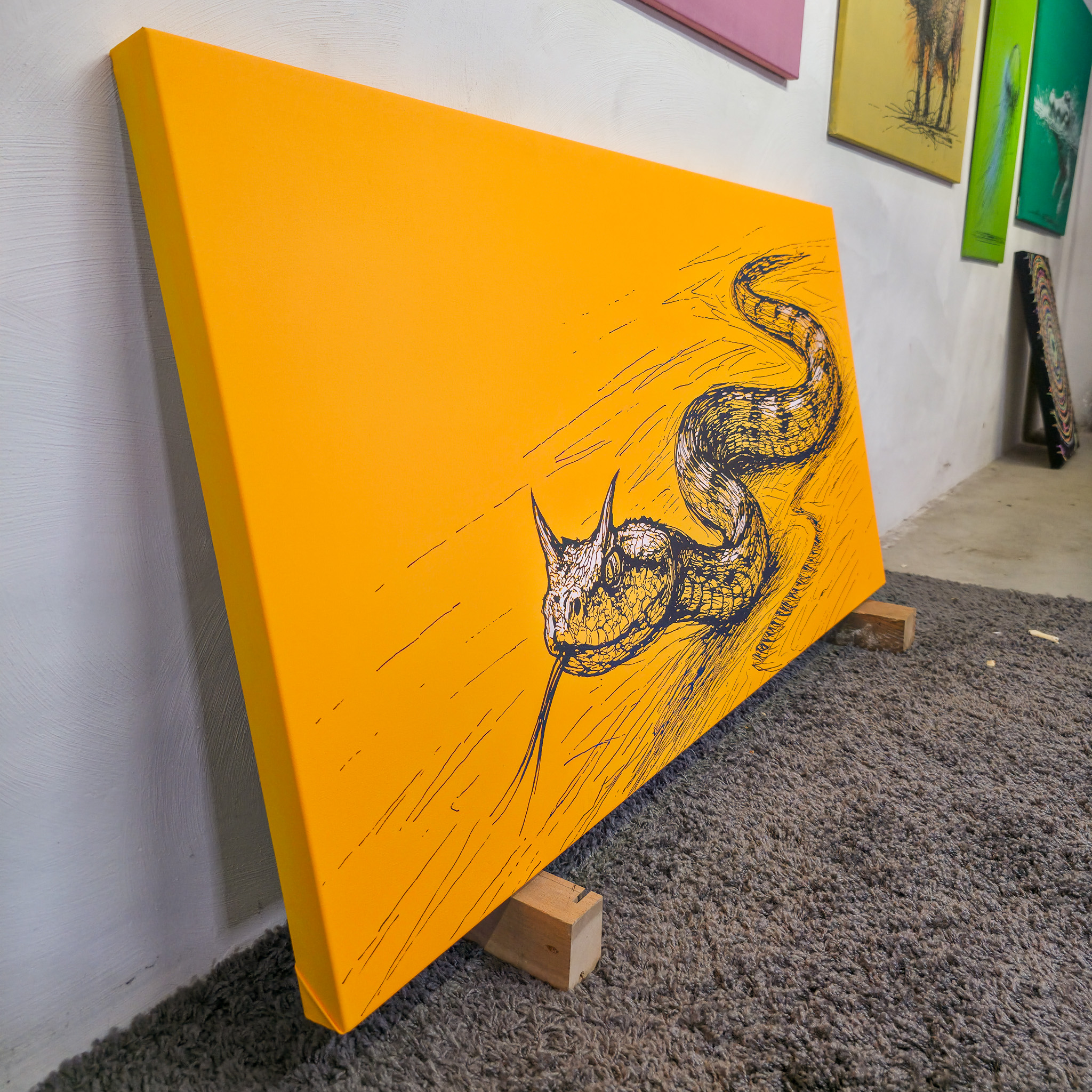 Seitenansicht von SHIFTING SANDS von Martin Lingens, WILD SKETCHES Serie