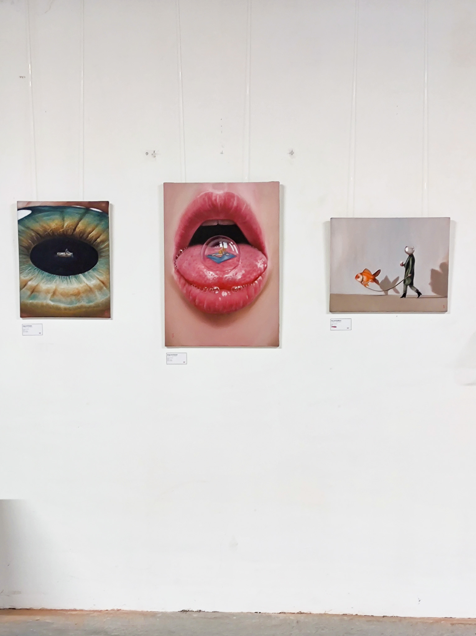 Diese 3 Kunstwerke hat Melvin Werner extra für die Ausstellung erstellt