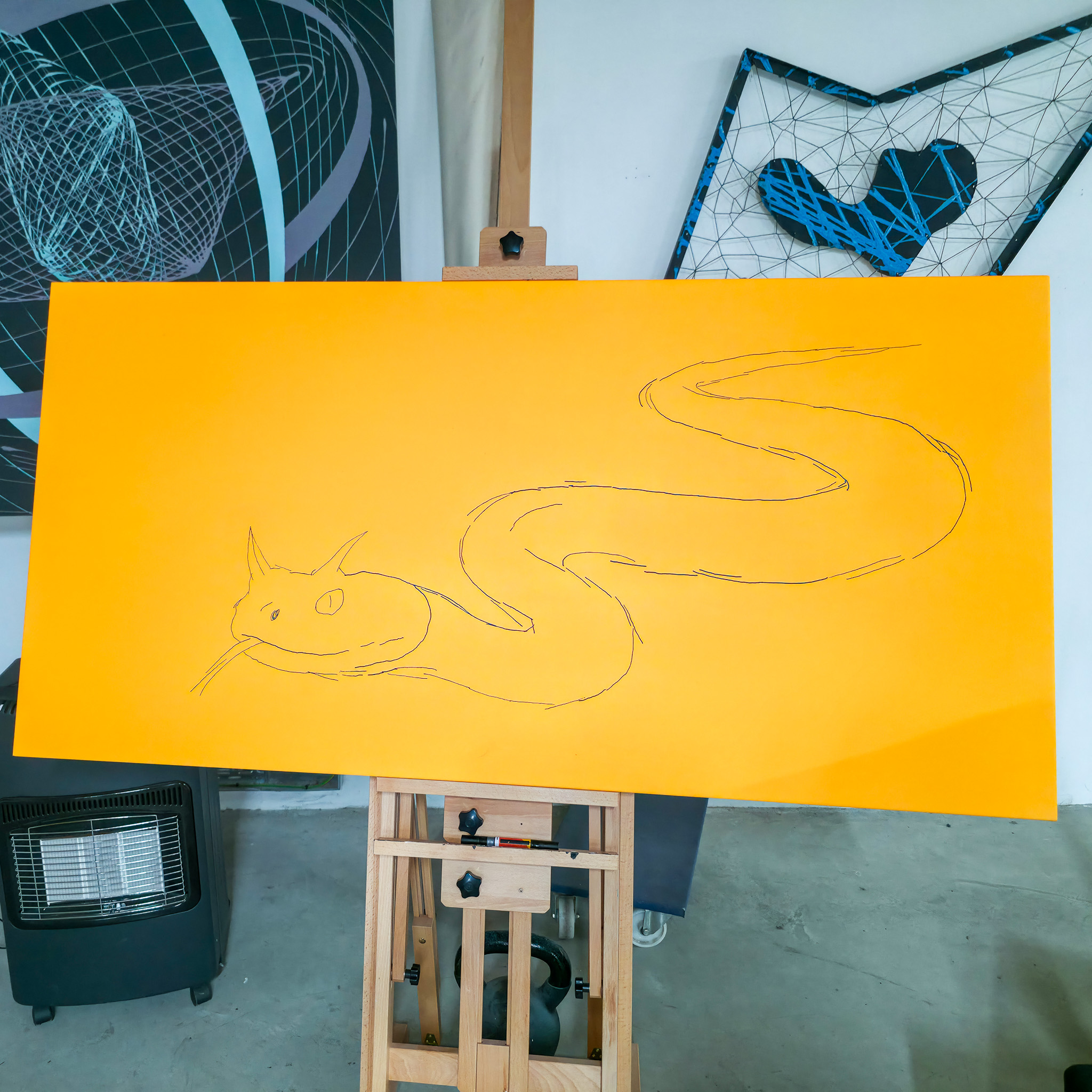 Entstehung von SHIFTING SANDS von Martin Lingens, WILD SKETCHES Serie