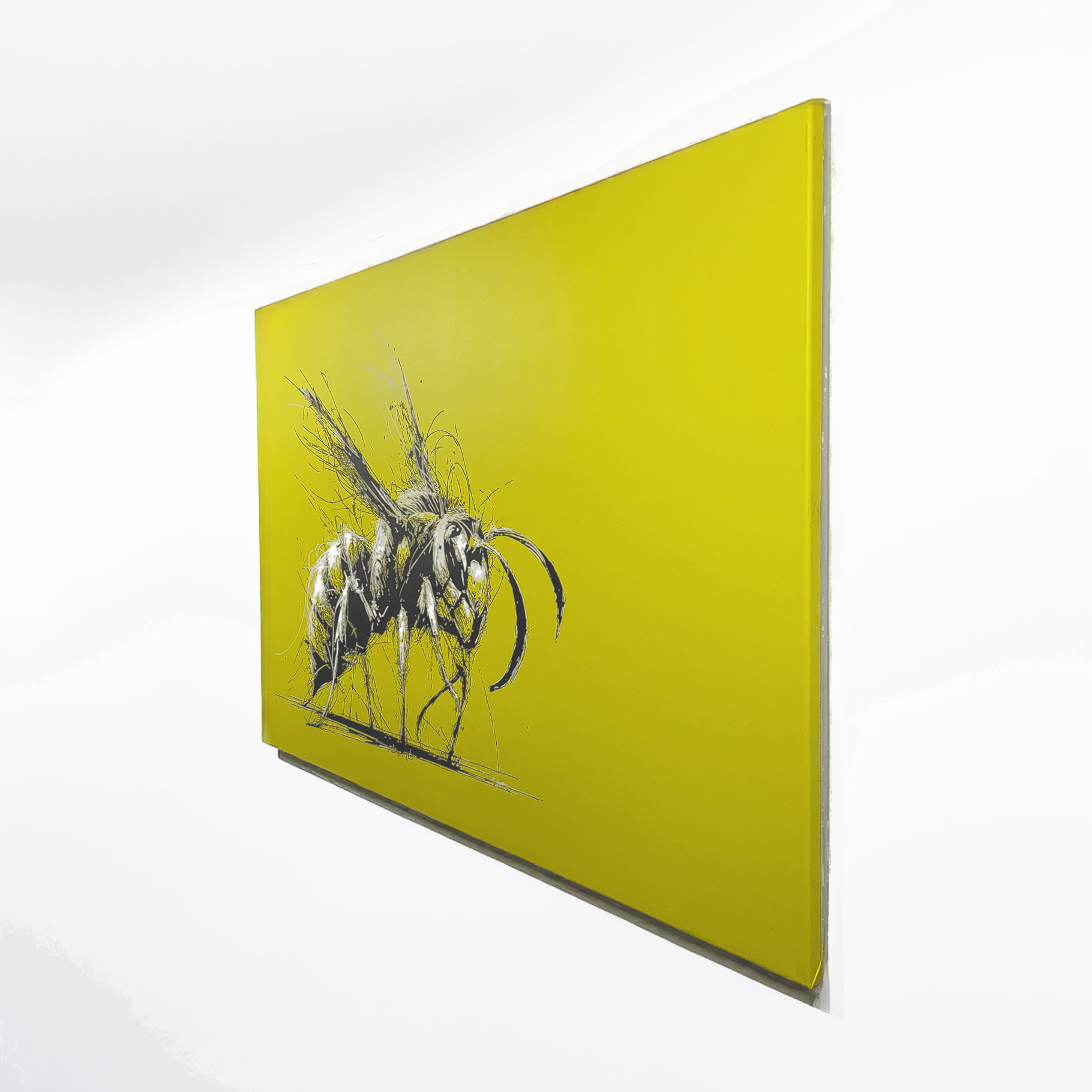 "EN GARDE", Künstler Martin Lingens, WILD SKETCHES Serie, Wespe