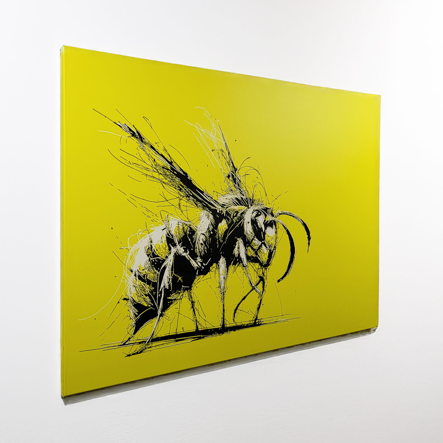 "EN GARDE", Künstler Martin Lingens, WILD SKETCHES Serie, Wespe