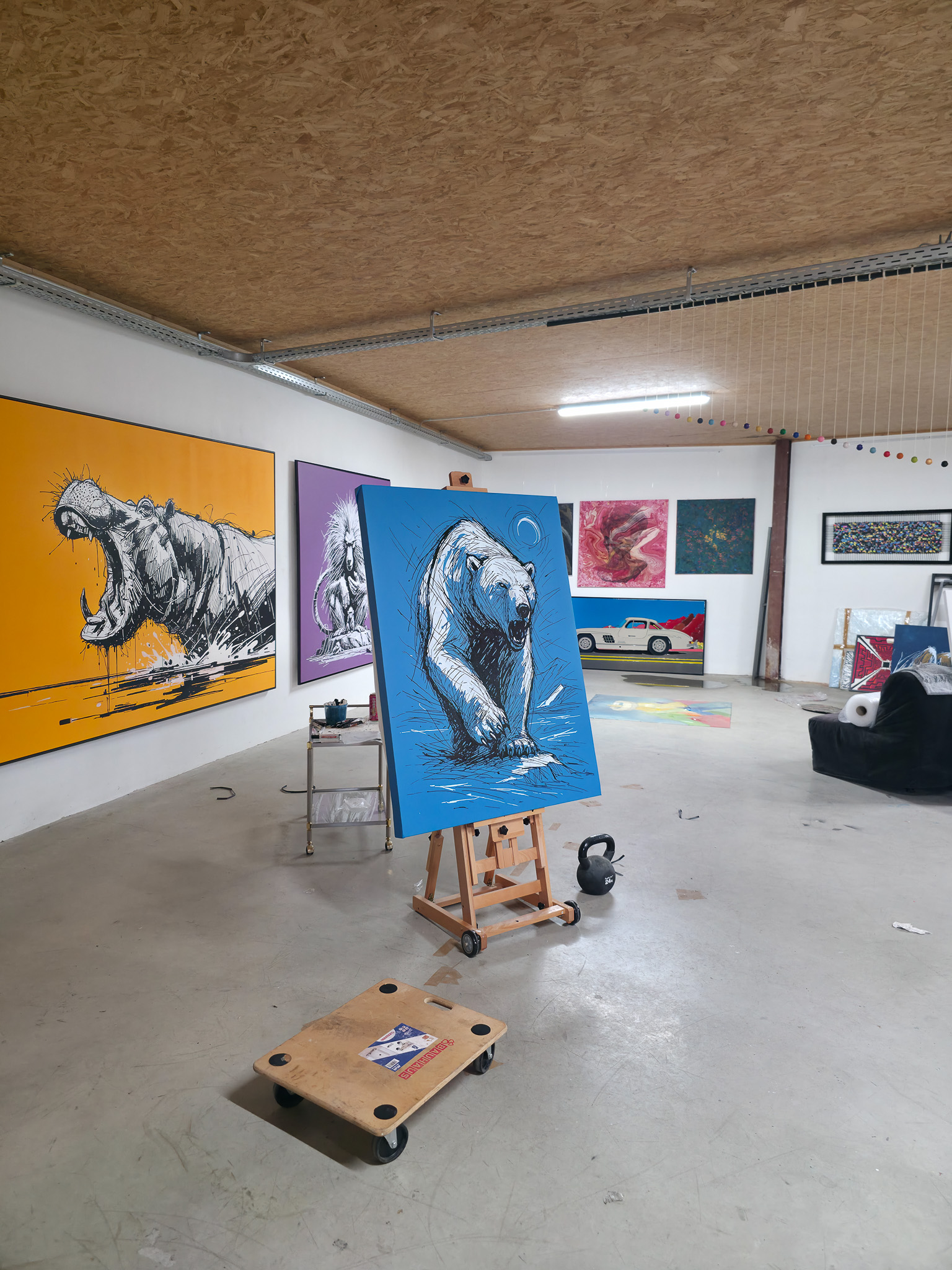 Blick im Atelier