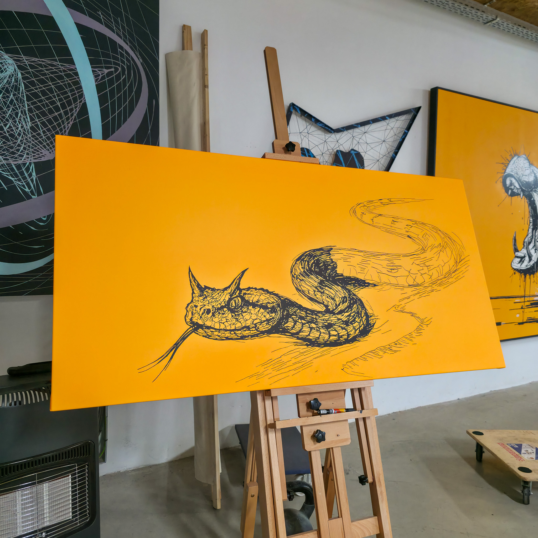 Entstehung von SHIFTING SANDS von Martin Lingens, WILD SKETCHES Serie