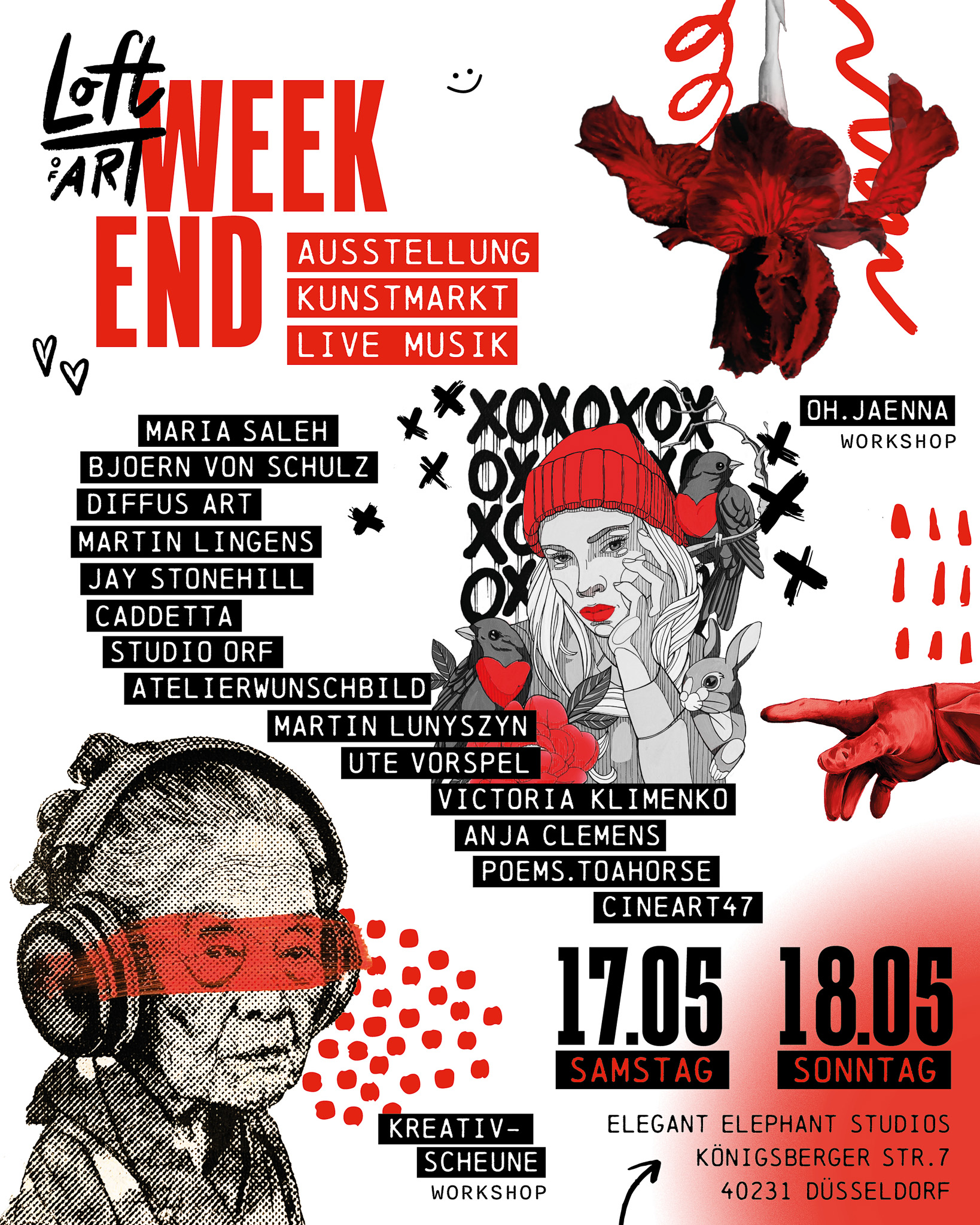 Loft of Art Weekend Düsseldorf Mai 2025 - KünstlerInnen