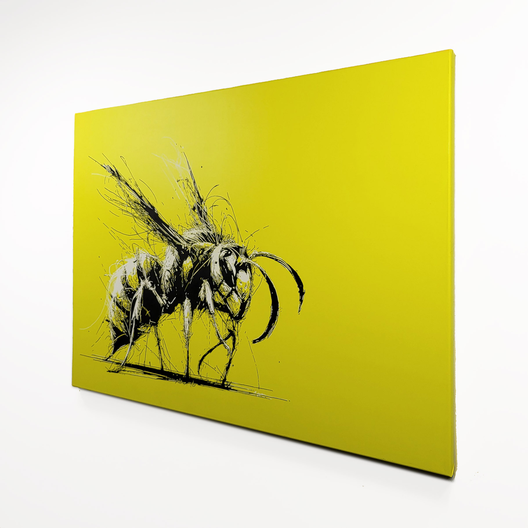 "EN GARDE", Künstler Martin Lingens, WILD SKETCHES Serie, Wespe